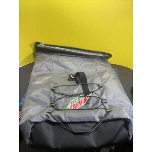 Mountain Dew Soft Sided Cooler Backpack Roll Up Top Rewards Promotion Outdoor